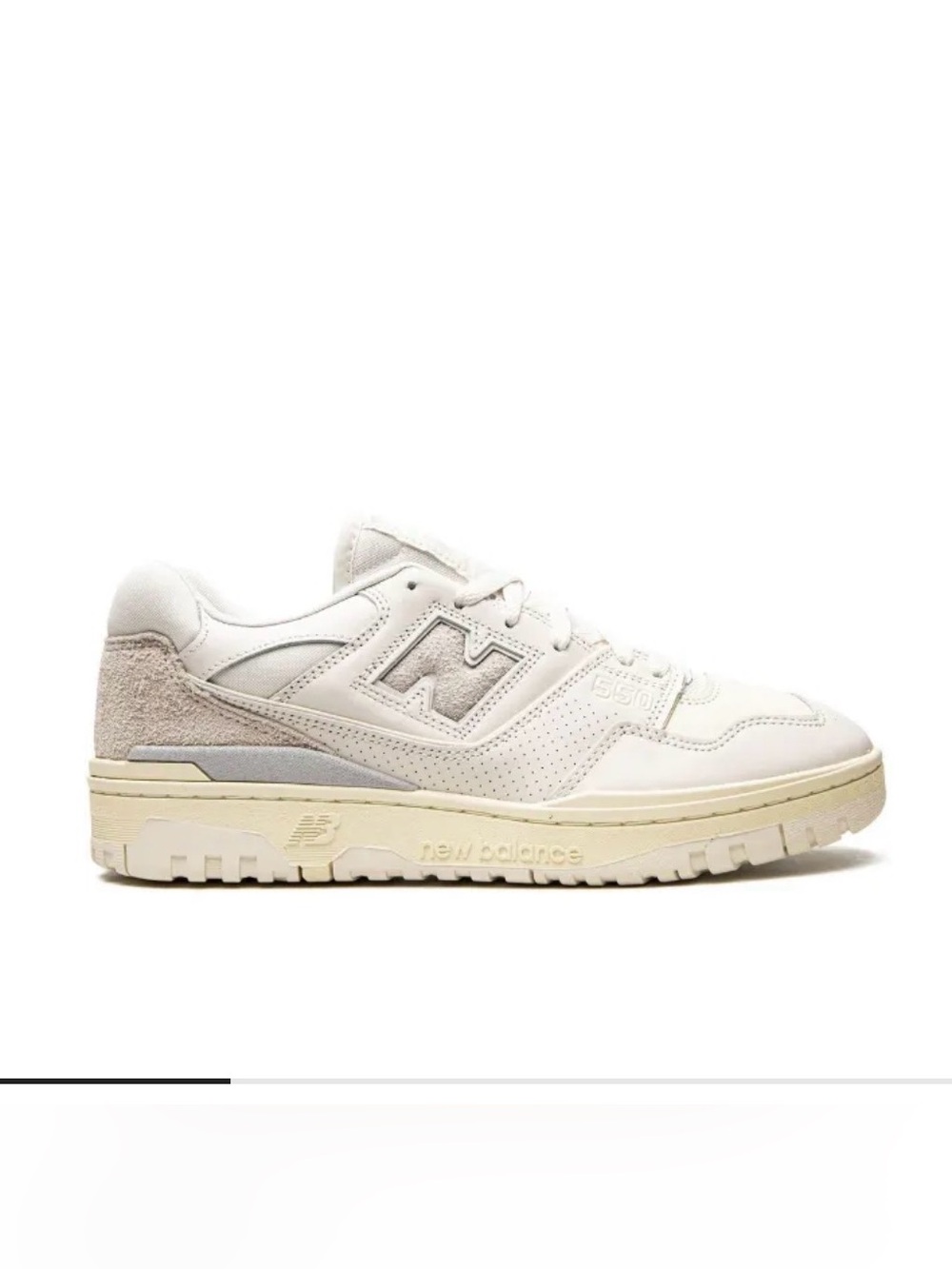 New Balance x ALD 550 Leather Sneakers in Off-White